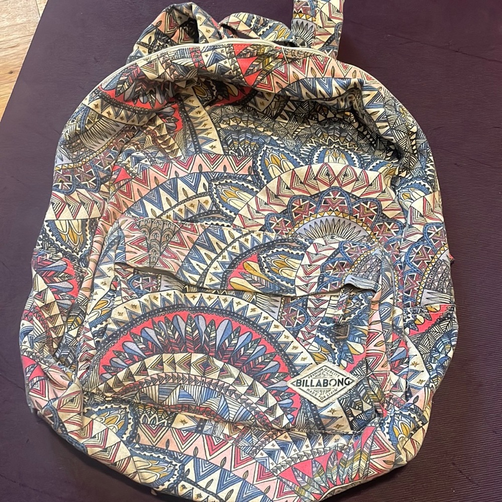Billabong canvas backpack